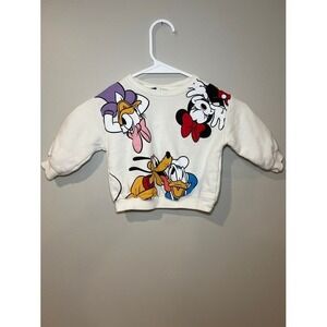 Zara x Disney Character Crewneck Long Sleeve Shirt